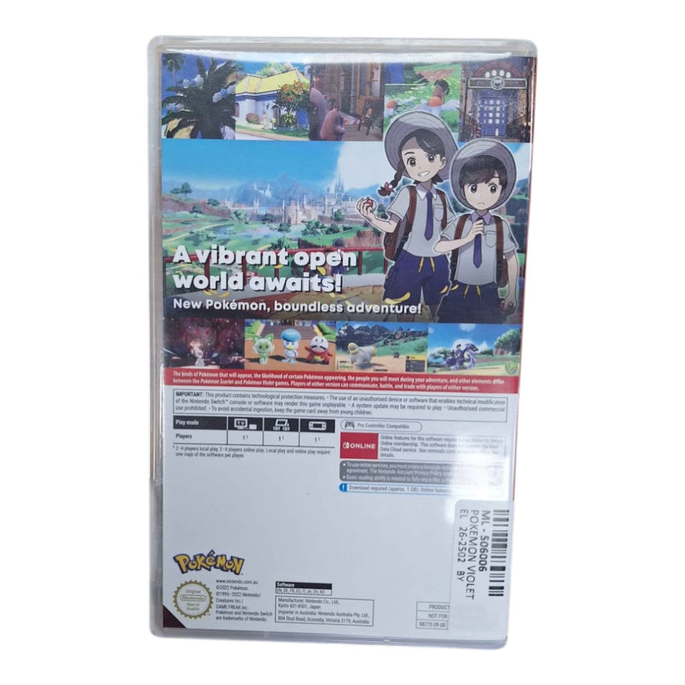 NINTENDO - POKEMON: VIOLET SWITCH GAME - 506006
