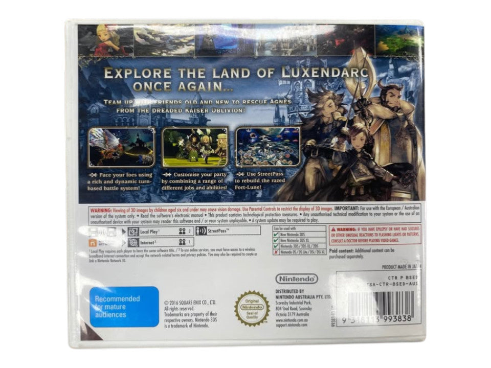 BRAVELY SECOND - END LAYER NINTENDO 3DS GAME - 506017