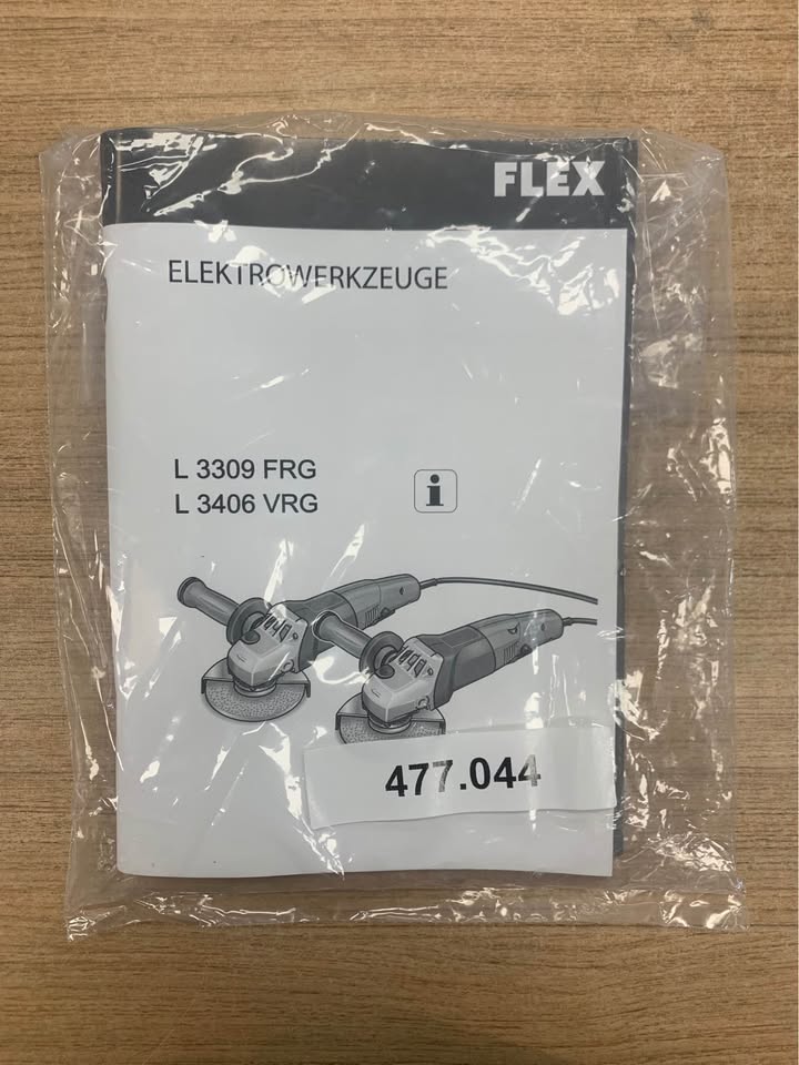 FLEX - L3406 VRG 125MM(DISC) CORDED ELECTRIC ANGLE GRINDER NEW IN BOX - 264421