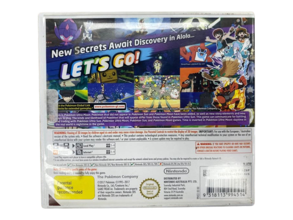 POKEMON - ULTRA MOON NINTENDO 3DS GAME - 506023