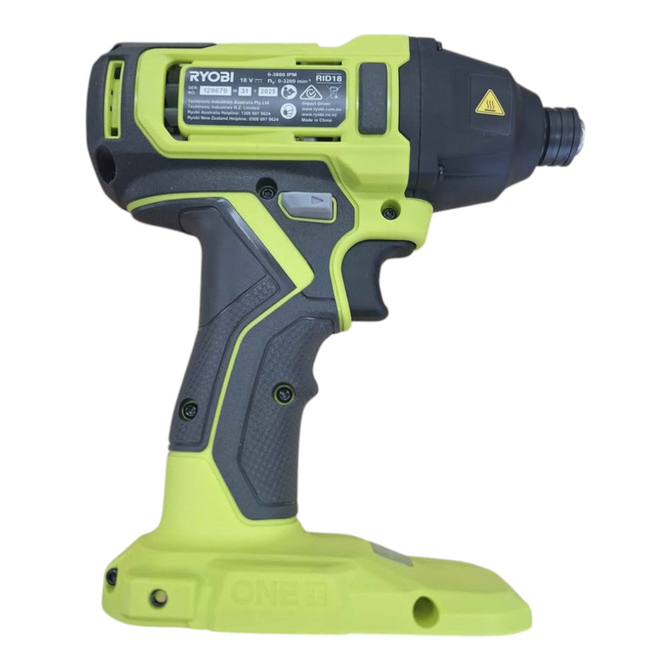 RYOBI - RID18 18V CORDLESS IMPACT DRIVER (SKIN ONLY) - 507054