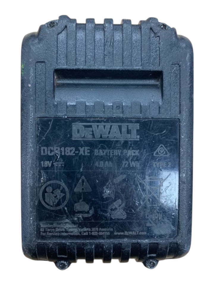 DEWALT - DCB182-XE 18V 4AH XR LI-ION TOOL BATTERY - 507356