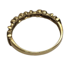 Ladies 9ct Yellow Gold Diamond Ring (Size Q) Ref#504239