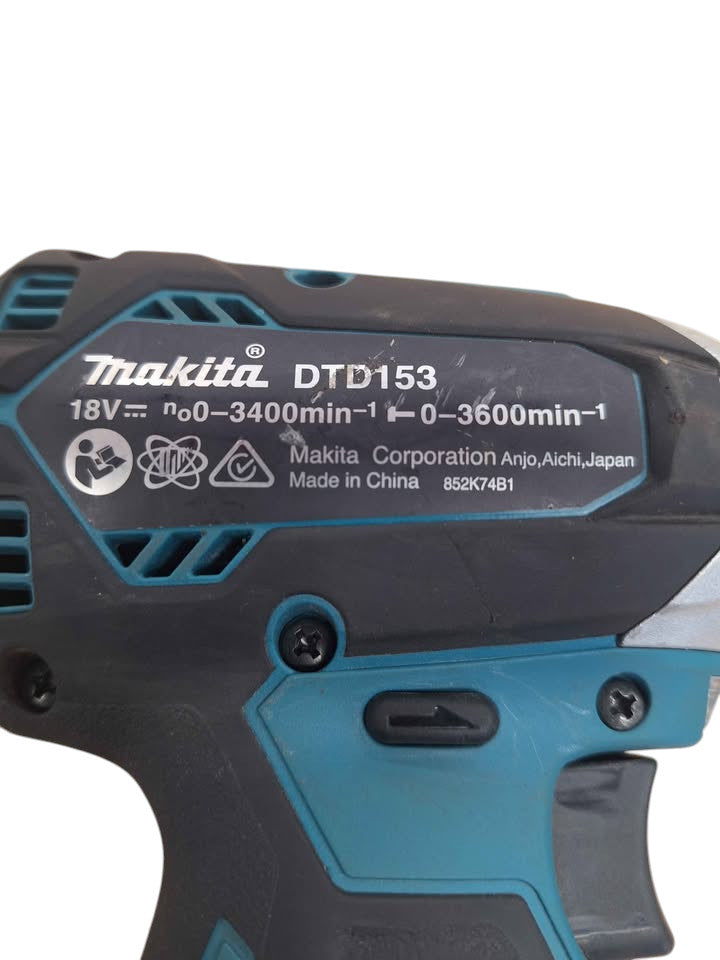 MAKITA - DTD153 18V CORDLESS IMPACT DRIVER (SKIN ONLY) - 507699