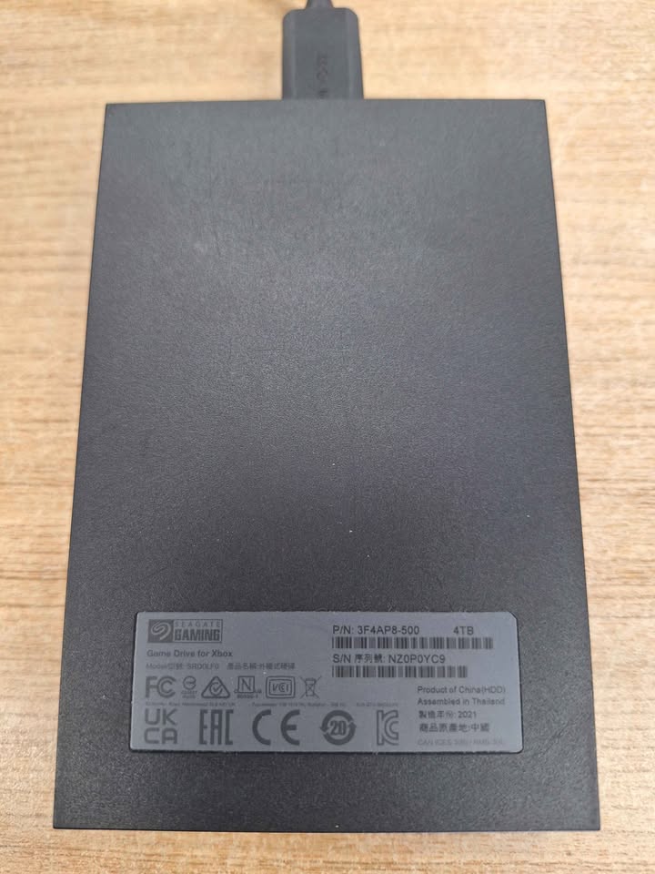 SEAGATE 4TB HARD DRIVE FOR XBOX WITH USB CABLE - 507747