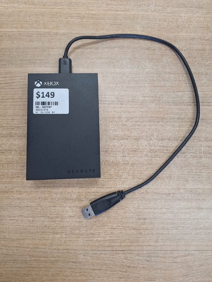 SEAGATE 4TB HARD DRIVE FOR XBOX WITH USB CABLE - 507747