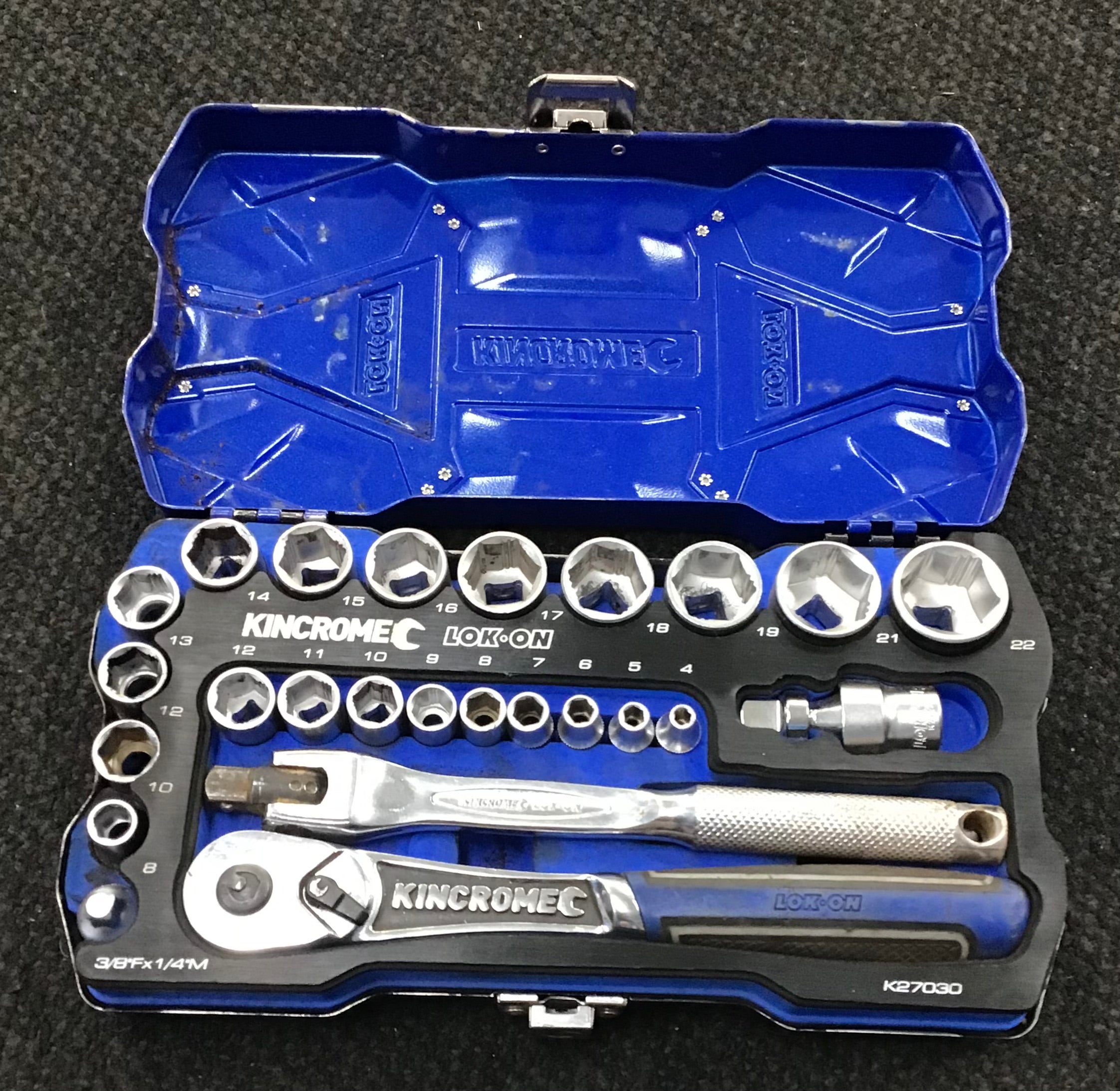 Kincrome Lok-On Socket Set Ref#512784