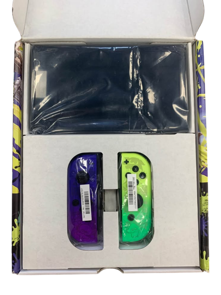 Nintendo Switch OLED Splatoon 3 Limited Edition Console In Box w/ Carry Case - 507864