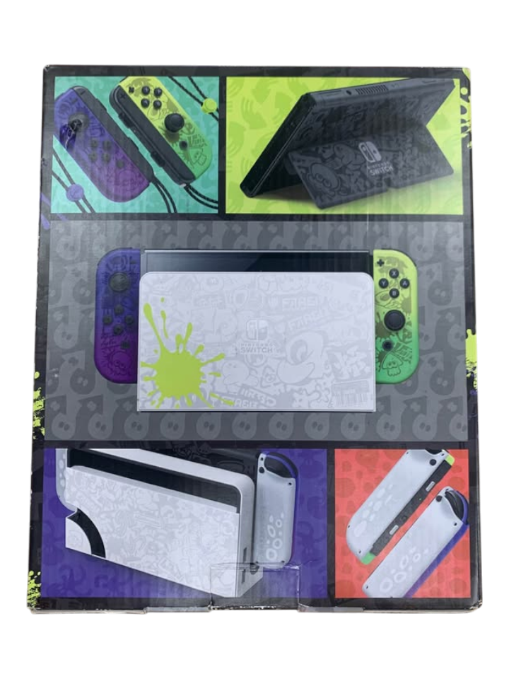 Nintendo Switch OLED Splatoon 3 Limited Edition Console In Box w/ Carry Case - 507864