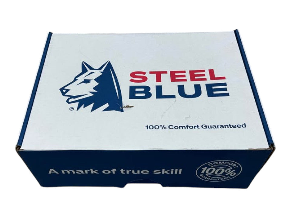 Steel Blue Argyle Zip Scuff Cap Work Boots (Size 11 AU/UK) - 508274