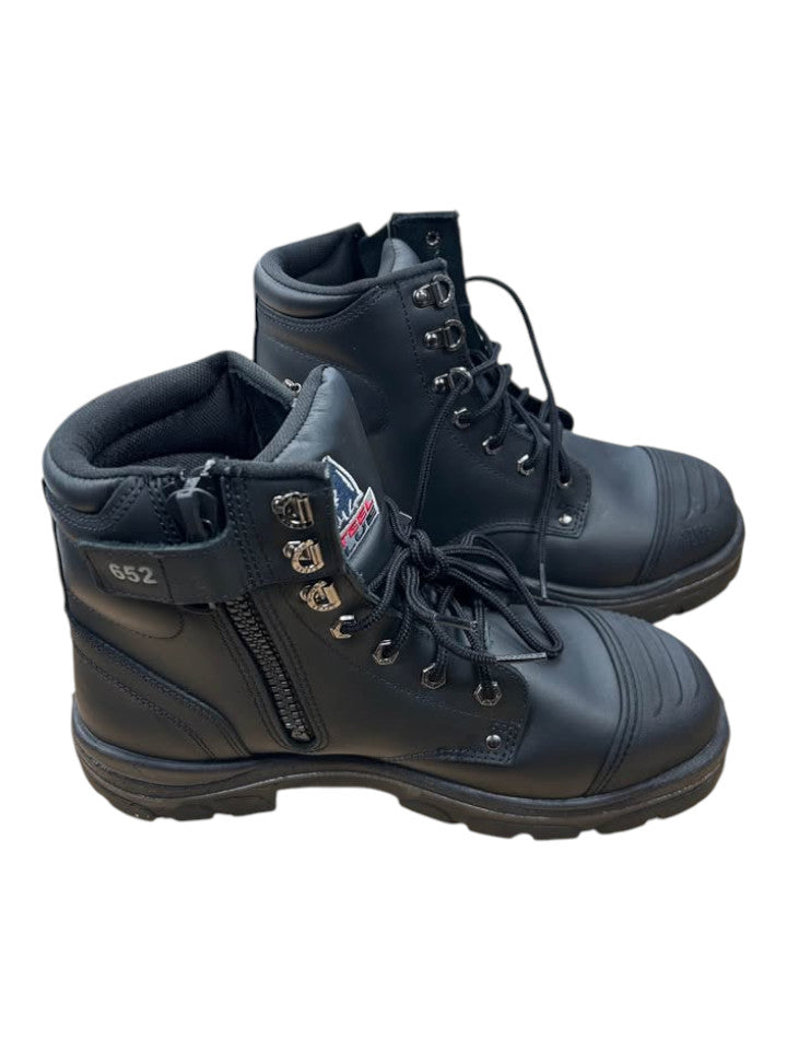 Steel Blue Argyle Zip Scuff Cap Work Boots (Size 11 AU/UK) - 508274