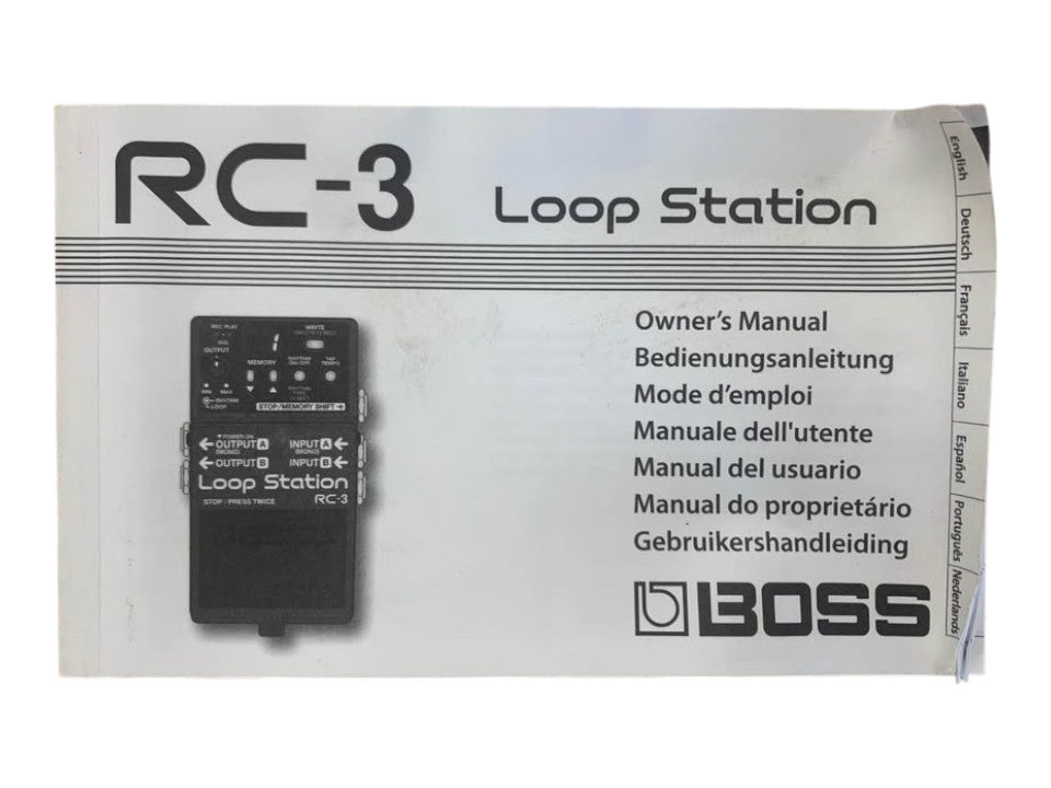 Boss - RC-3 Loop Station Pedal - 508898