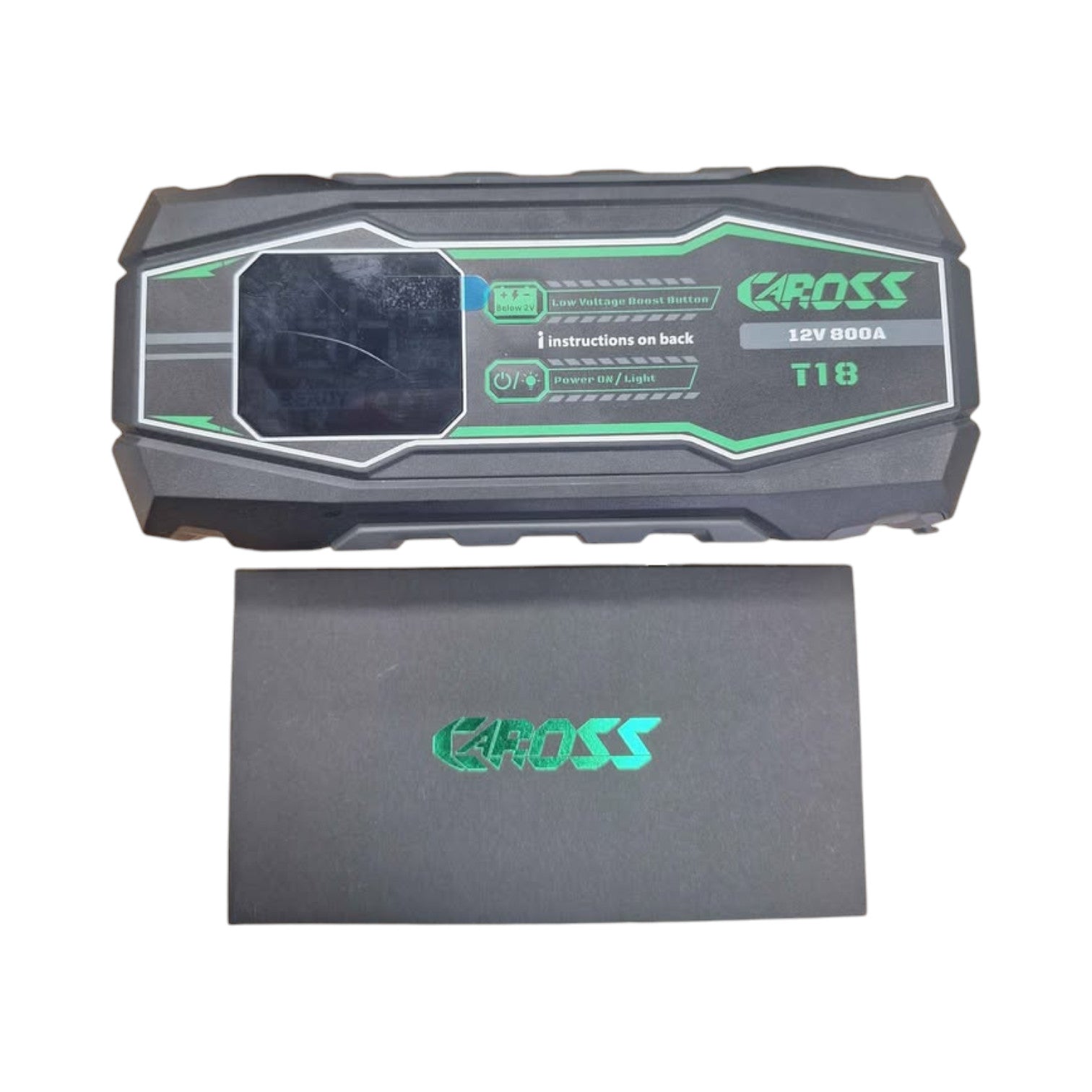 CAROSS T18 12V VEHICLE JUMP STARTER IN CASE WITH ACCESSORIES - 509272