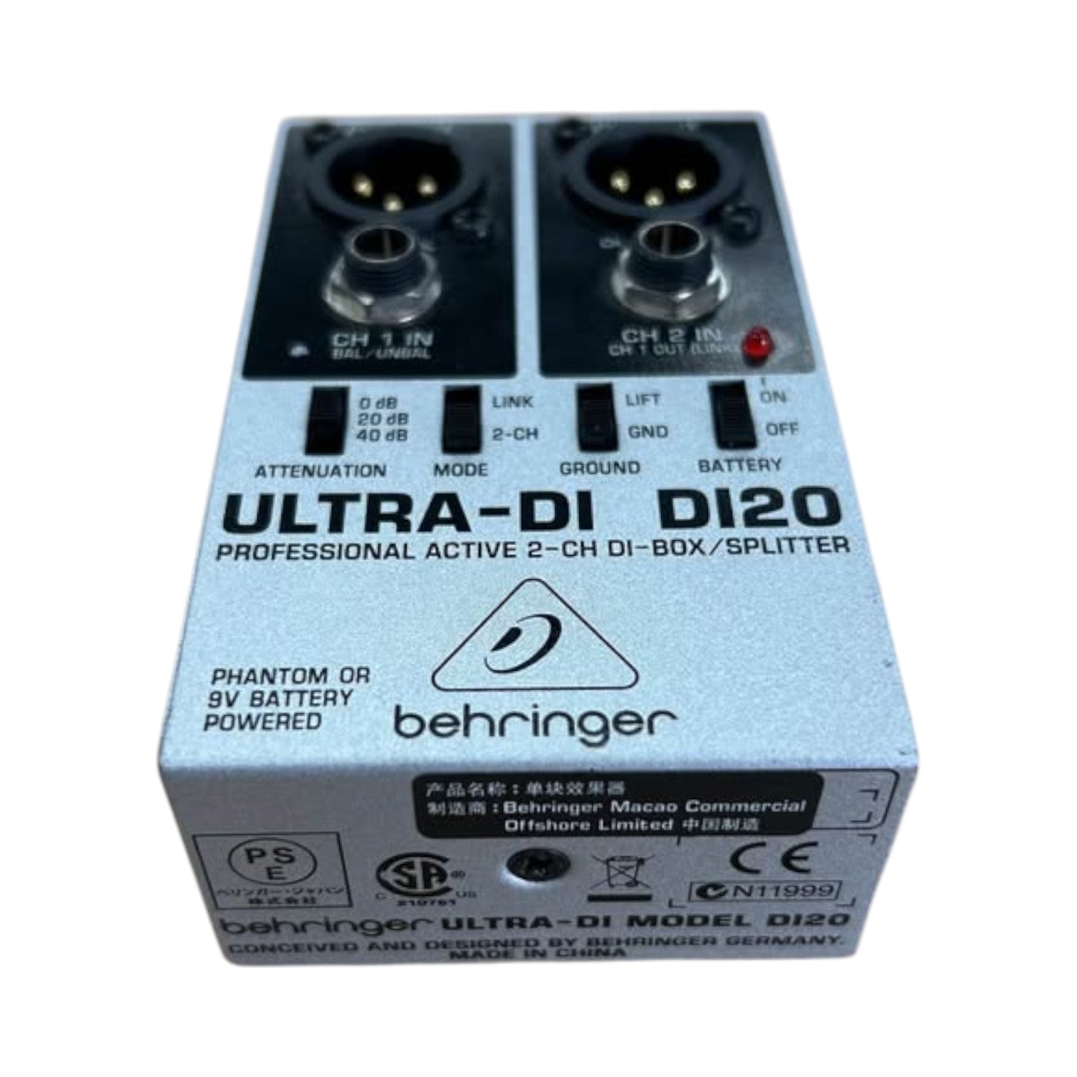 Behringer Ultra-DI DI20 2 Channel Splitter - 509238