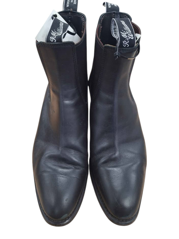 RM WILLIAMS BOOTS/SHOES GNMH SIZE 11G BLACK TESTEDRM WILLIAMS GNMH SIZE 11G  BOOTS IN BLACK - 510312