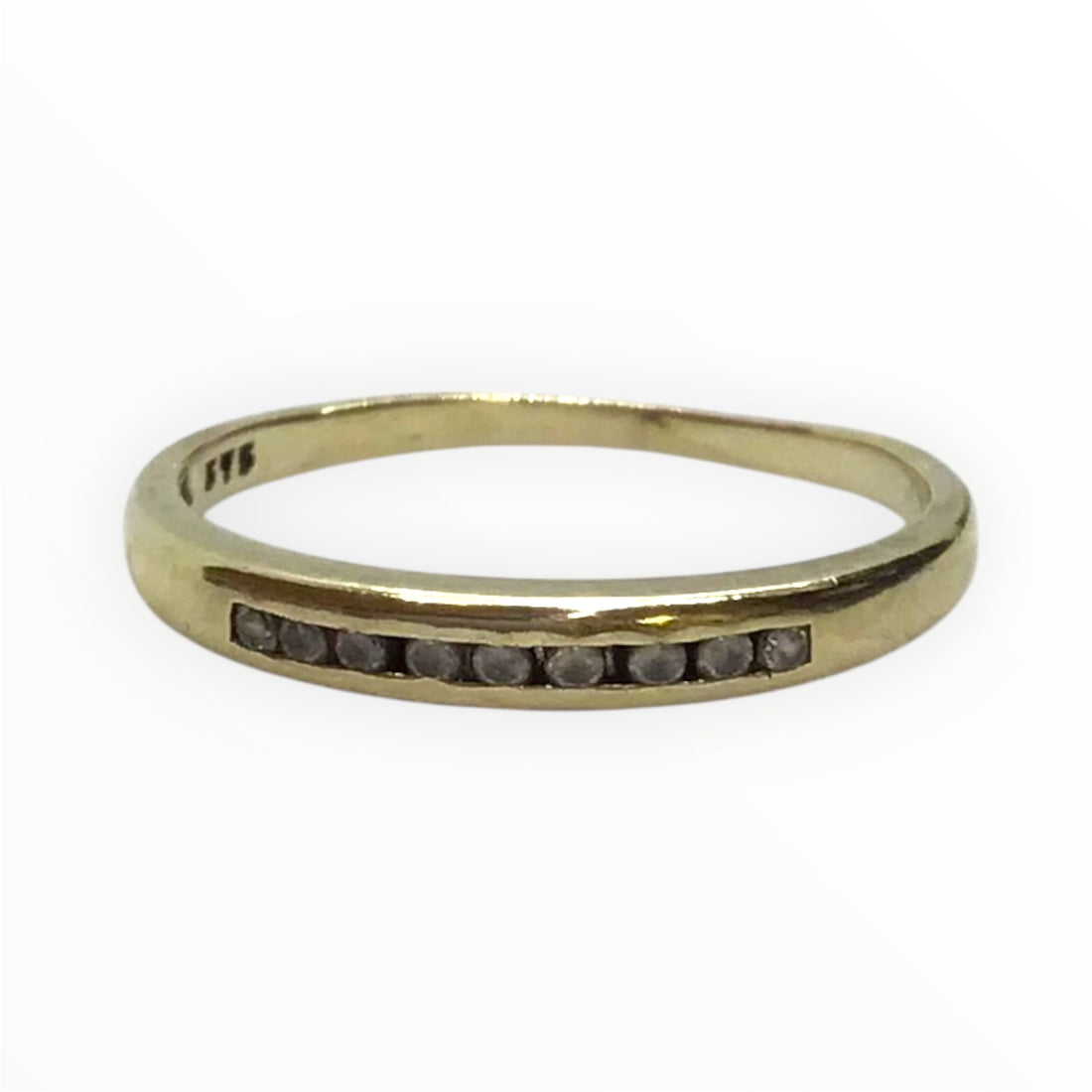 Ladies 9ct Gold Dress Ring (Size O) Ref#511431
