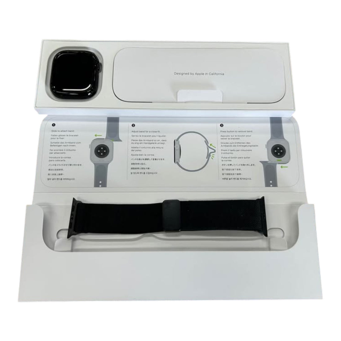 Apple Watch Series 11 46mm Jet Black M/L Strap Band - 511205