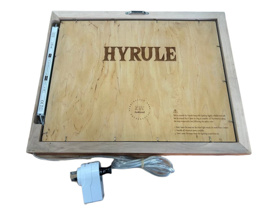 Light Up Map of The Legend of Zelda Hyrule Kingdom - 510862