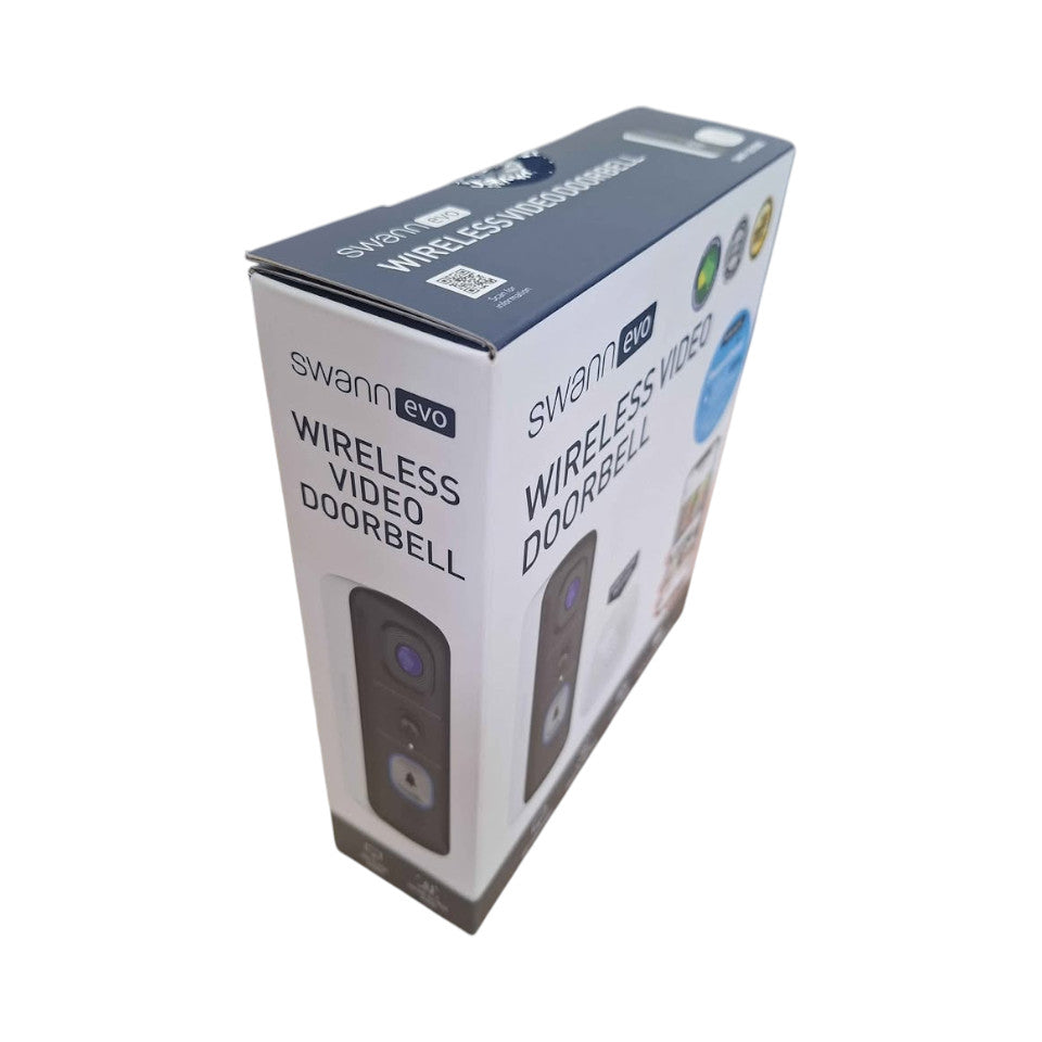 Swann Evo Wireless 4K Video Doorbell With Chime New in box - 511553