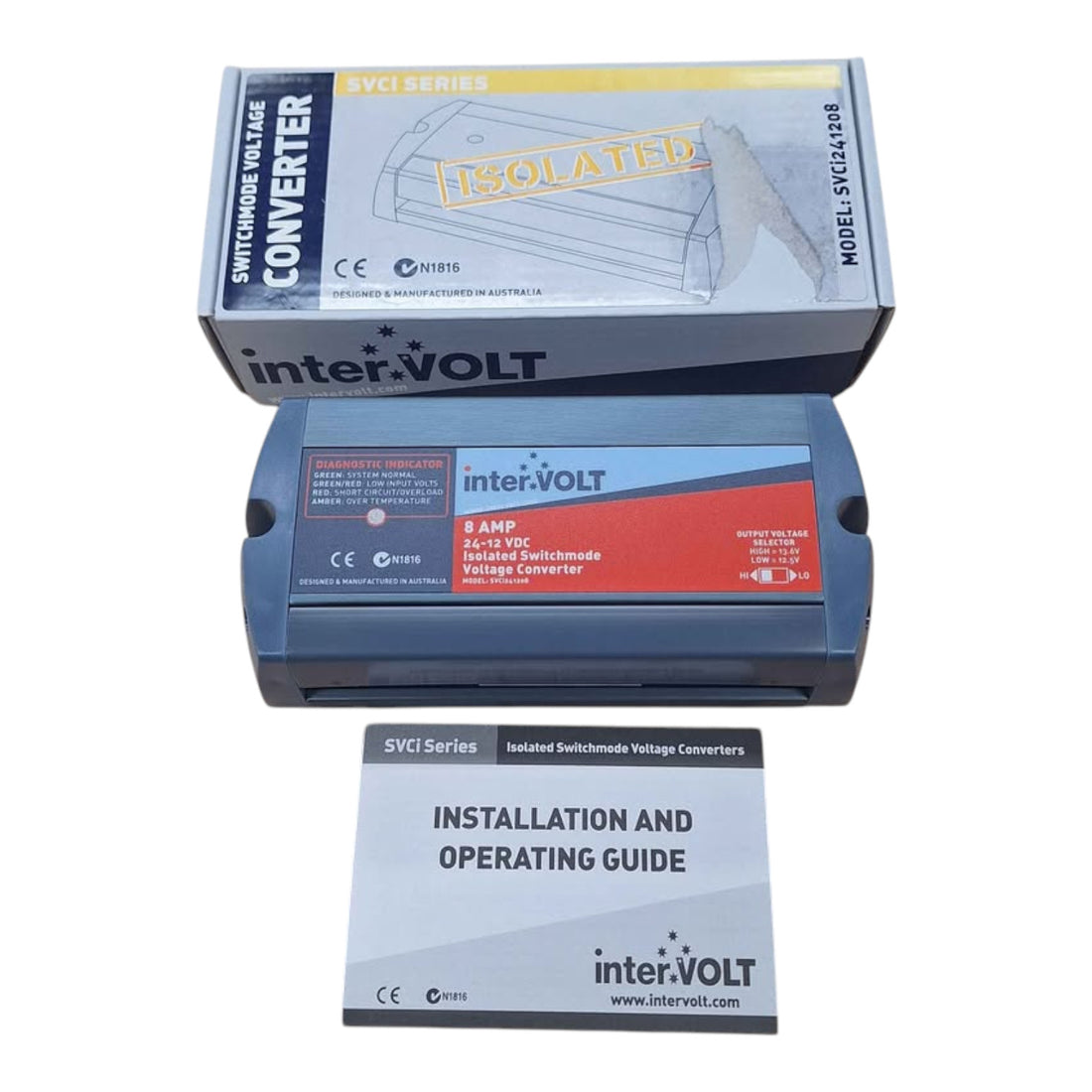 Intervolt Switchmode 8 Amp 24v to 12v Switchmode Converter - 209758