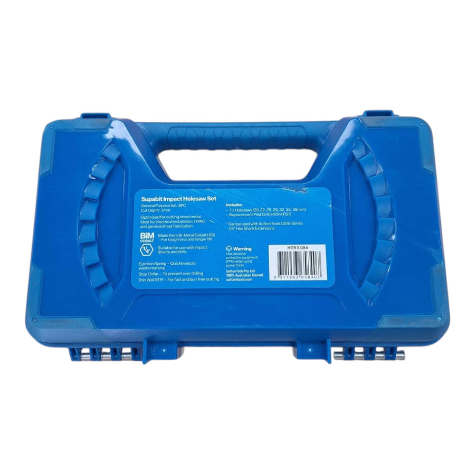 Sutton SupaBit 8pce General Purpose Holesaw Set - 511751
