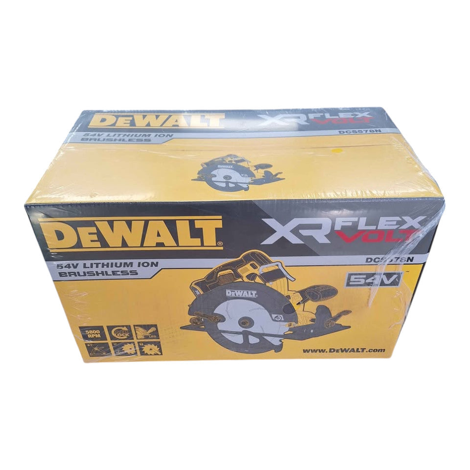 DeWalt DCS578N XR FLEX 54V 184mm Circular Saw *SKIN ONLY* - 511746