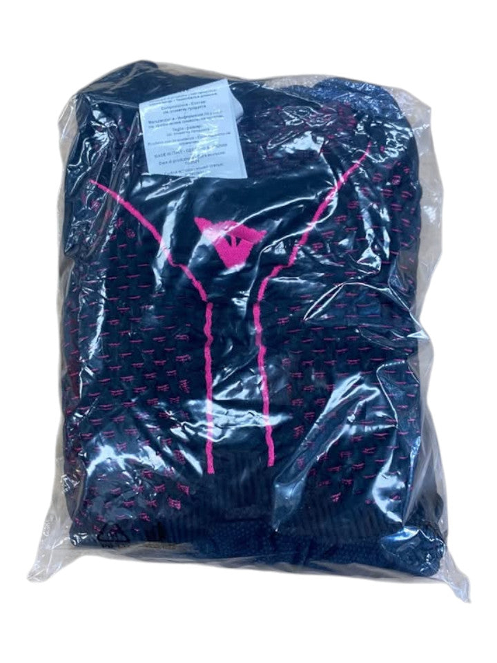 D-Core Ladies Black/Fuschia Long Sleeve Thermo Tee (Size M) - 512260