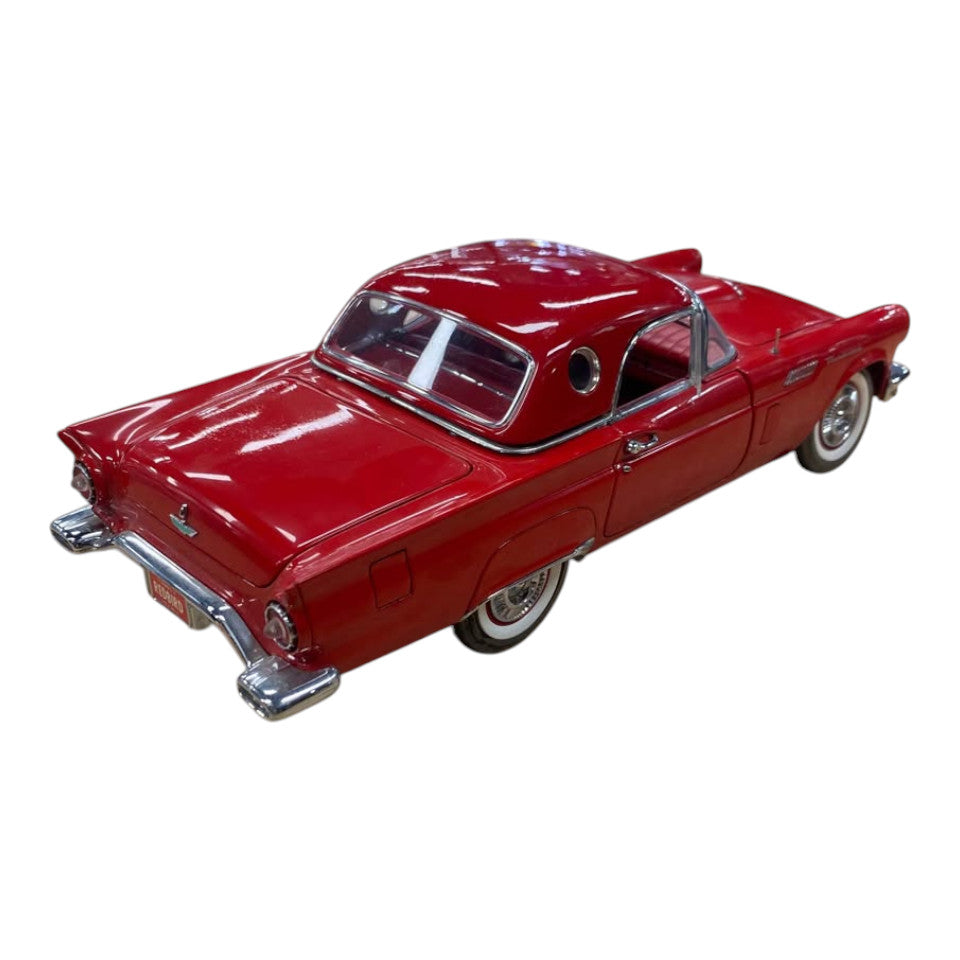 1957 Ford Thunderbird Red Interior & Red Roof Precision 100 1:18 Diecast Model Car - 511897