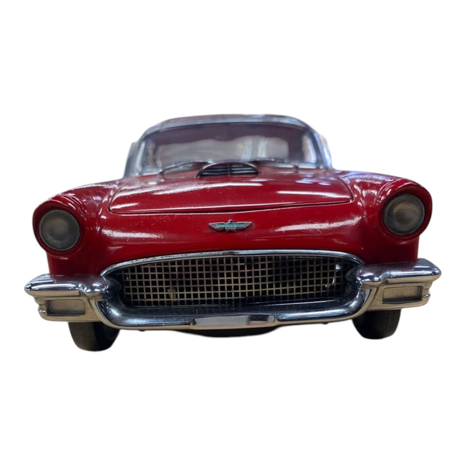 1957 Ford Thunderbird Red Interior & Red Roof Precision 100 1:18 Diecast Model Car - 511897