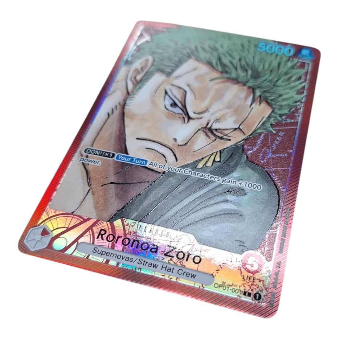Roronoa Zoro (Alternate Art) OP01-00 One Piece Card - 511956