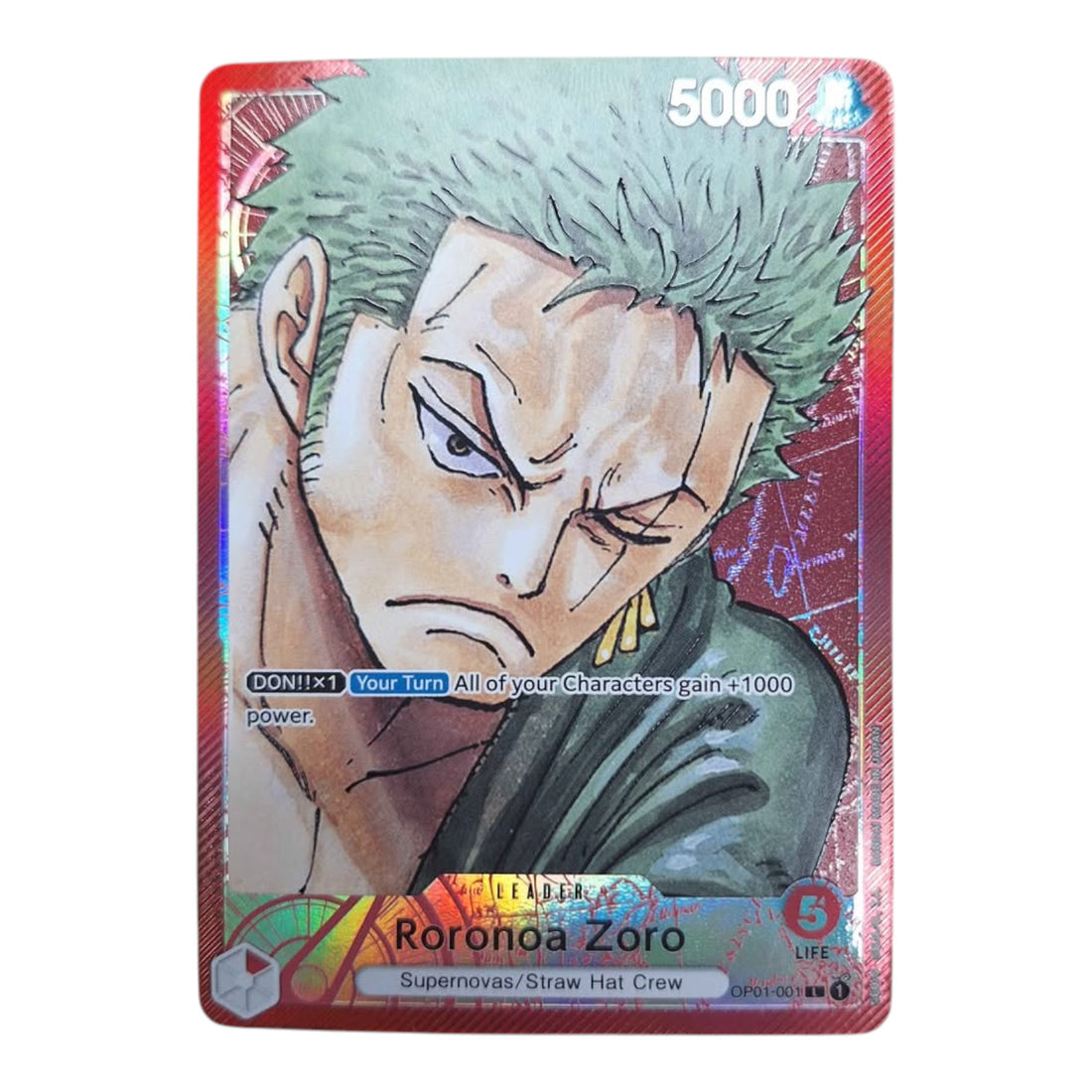 Roronoa Zoro (Alternate Art) OP01-00 One Piece Card - 511956