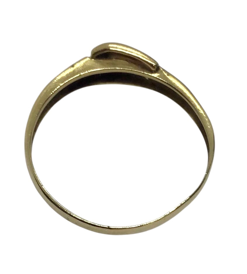Ladies 14ct Yellow Gold Diamond Ring (Size P) Ref#505968