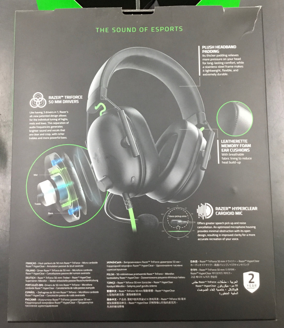 RAZER CORDED 3.5mm Jack HEADPHONE Ref#513321
