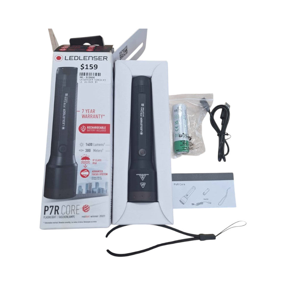 Led Lenser P7R CORE rechargeable flashlight - 512606