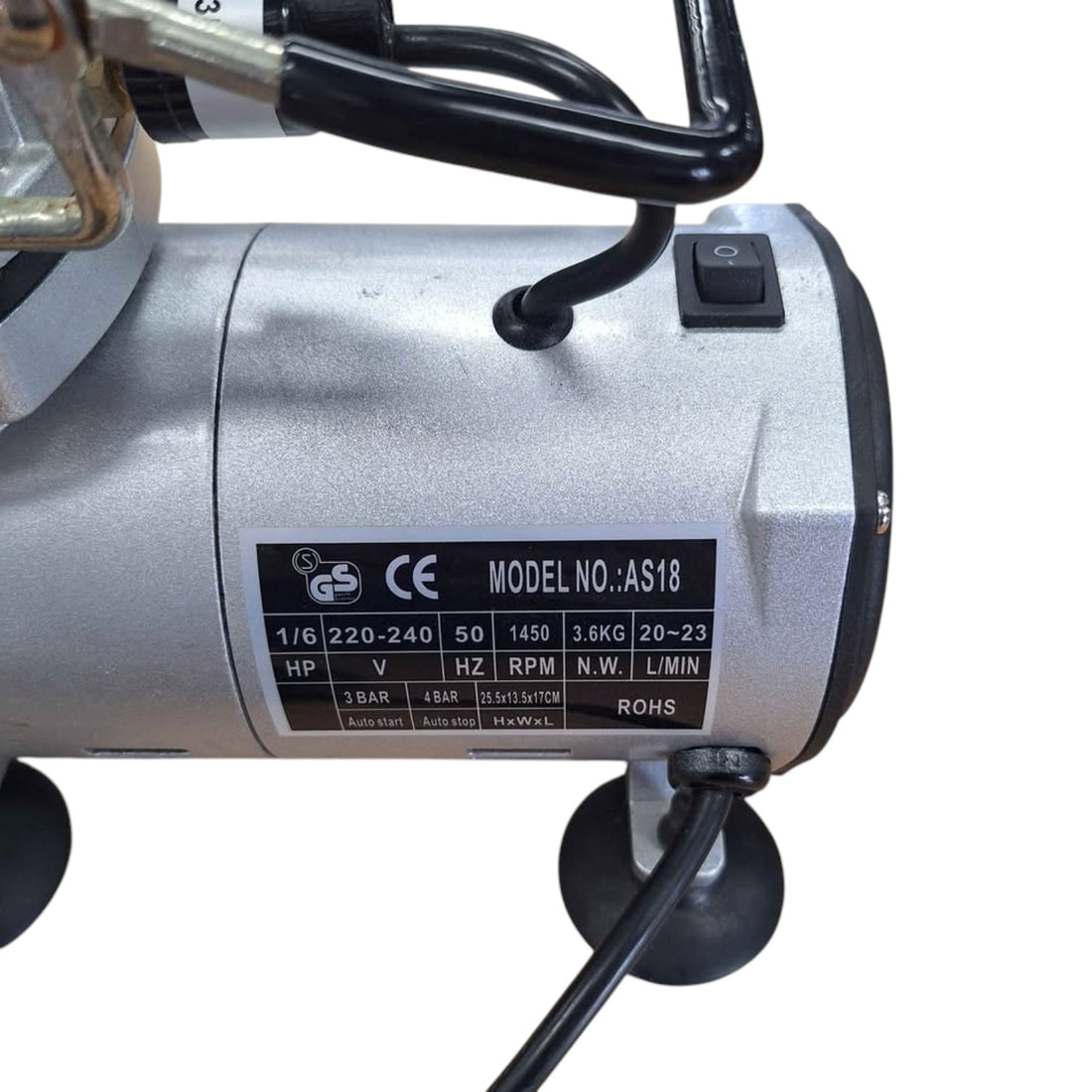 Hseng AS18 240V Airbrush Air Compressor - 513165