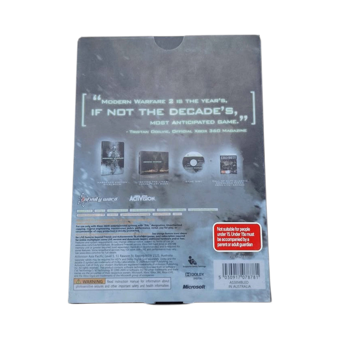 Xbox 360 Modern Warfare 2 Hardened Edition Game - BW 513173