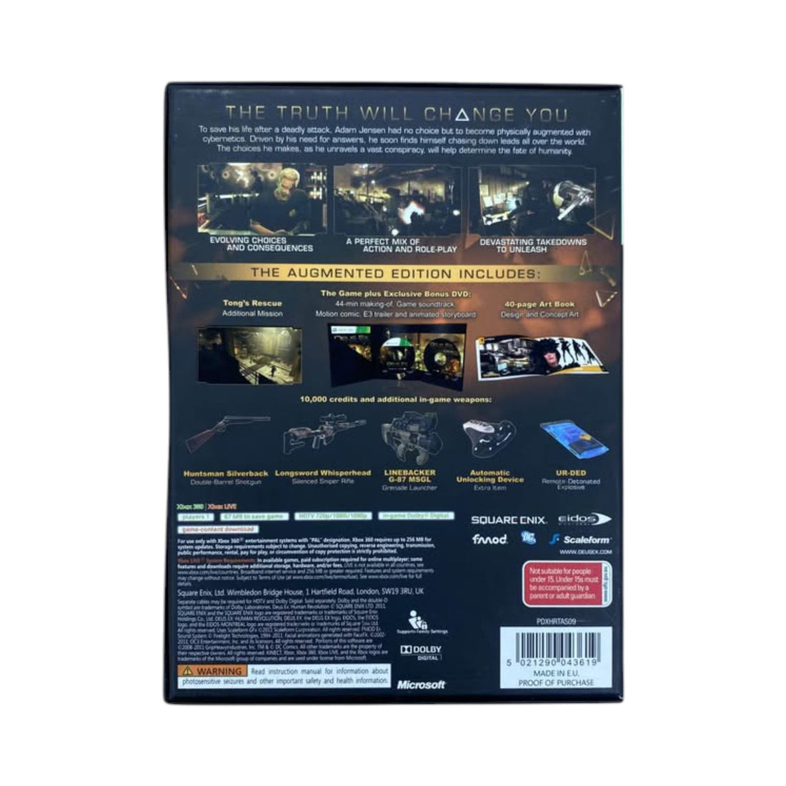 Deus Ex Human Revolution Augmented Edition for Xbox 360 - 513177