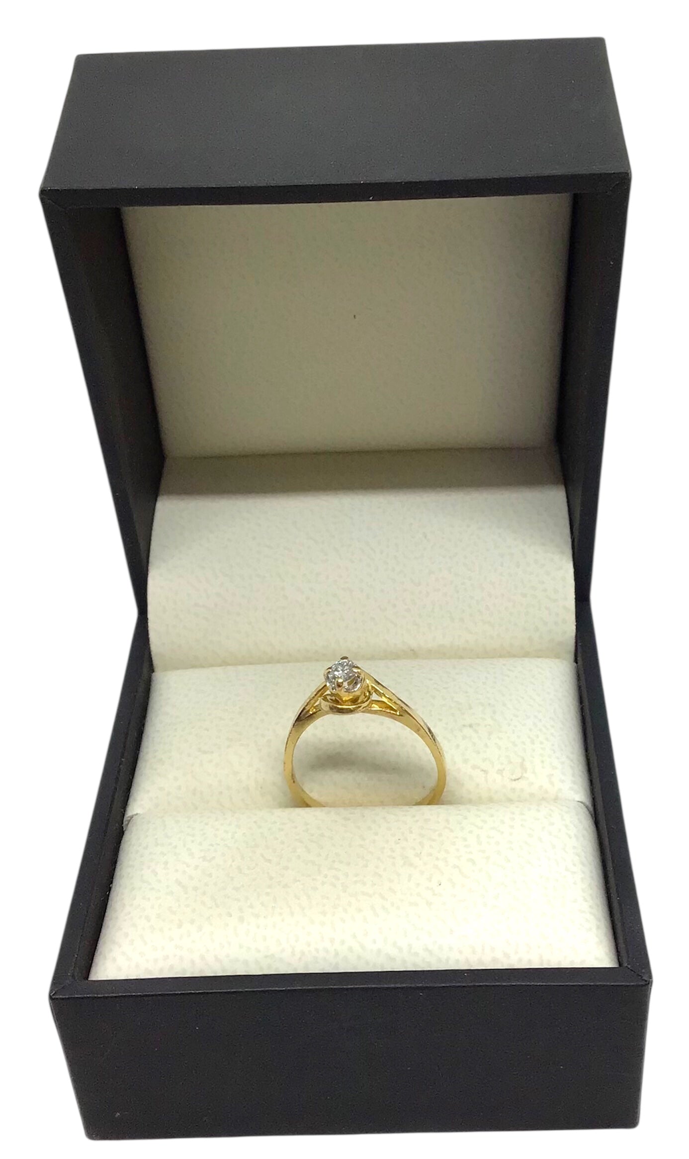 Ladies 18ct Gold Diamond Ring (Size L) Ref#506449