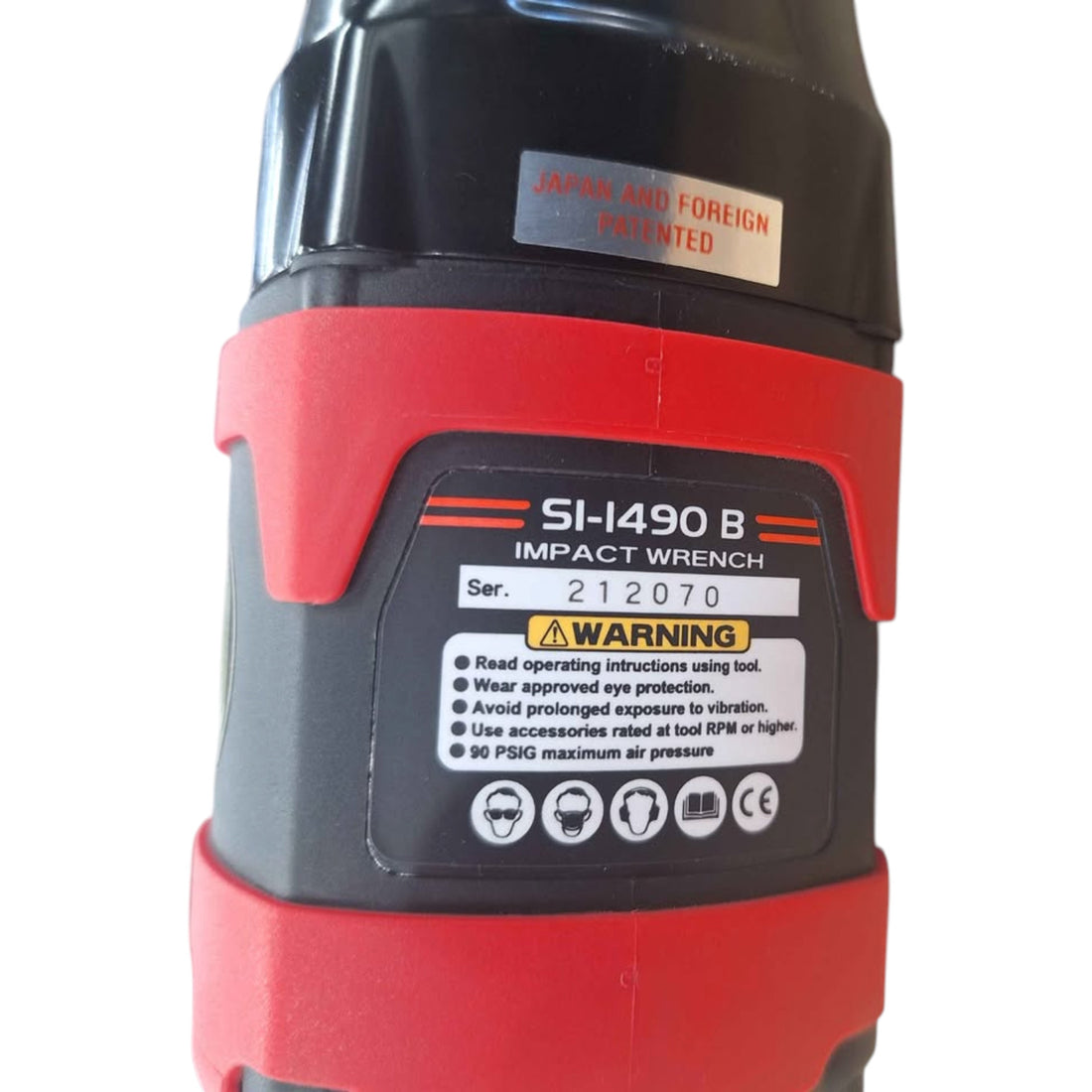 Shinano SI-1490 B 1/2" Drive Air Powered Impact Wrench - 513897