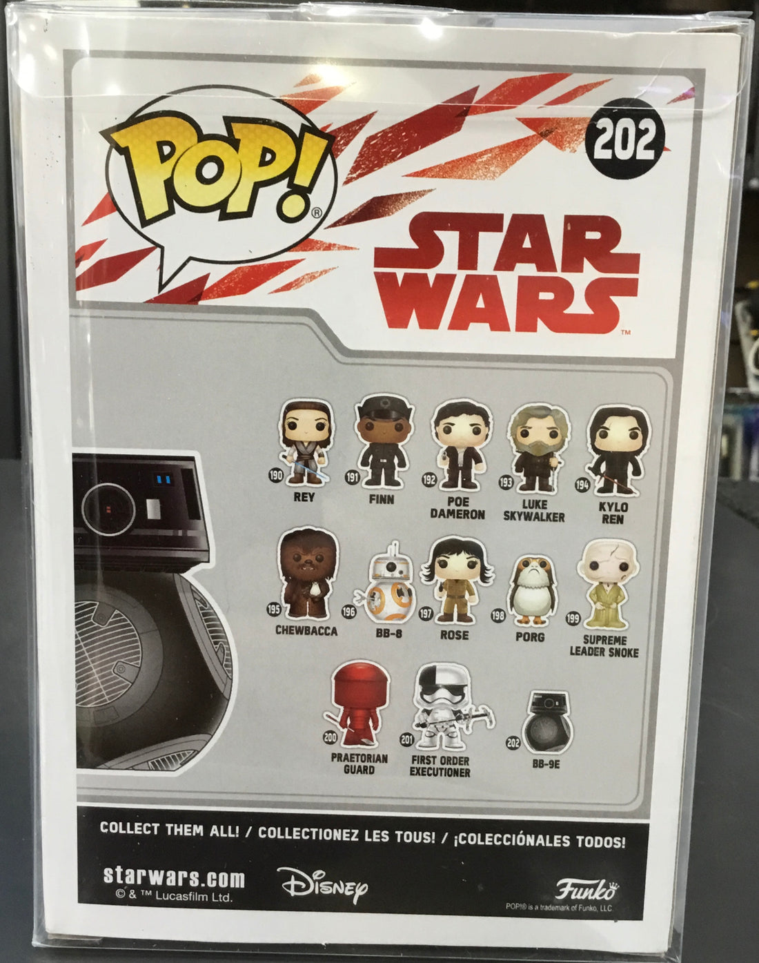 STAR WARS POP VINYL BB-9E 202 Ref#502754