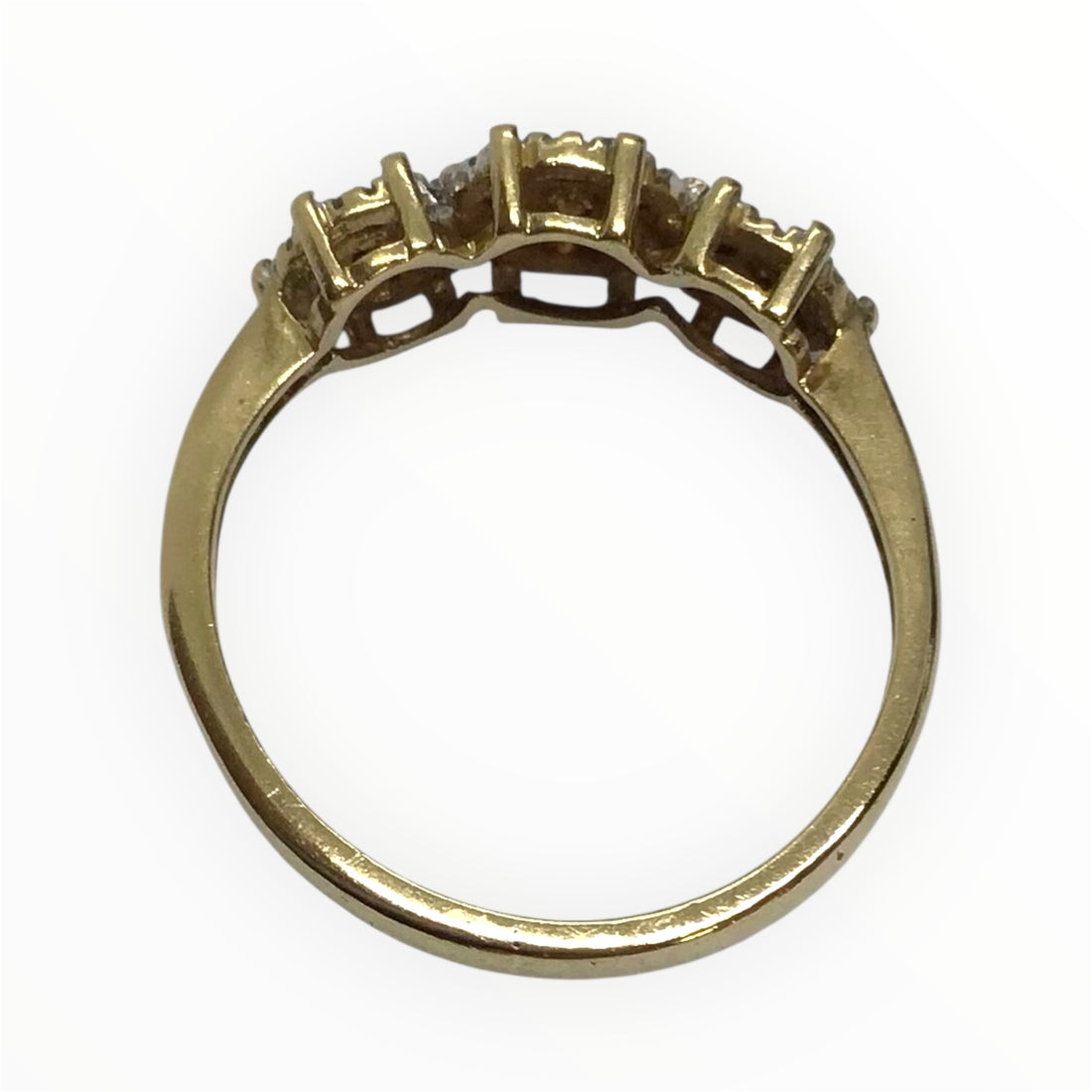 Ladies 9ct Diamond Ring (Size K) Ref#513598