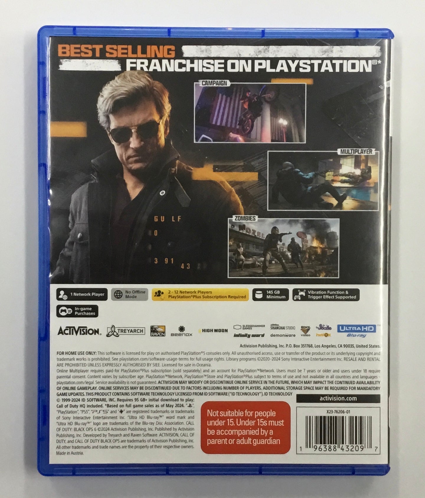 PS5 GAME CALL of DUTY BLACK OPS 6 Ref#507087