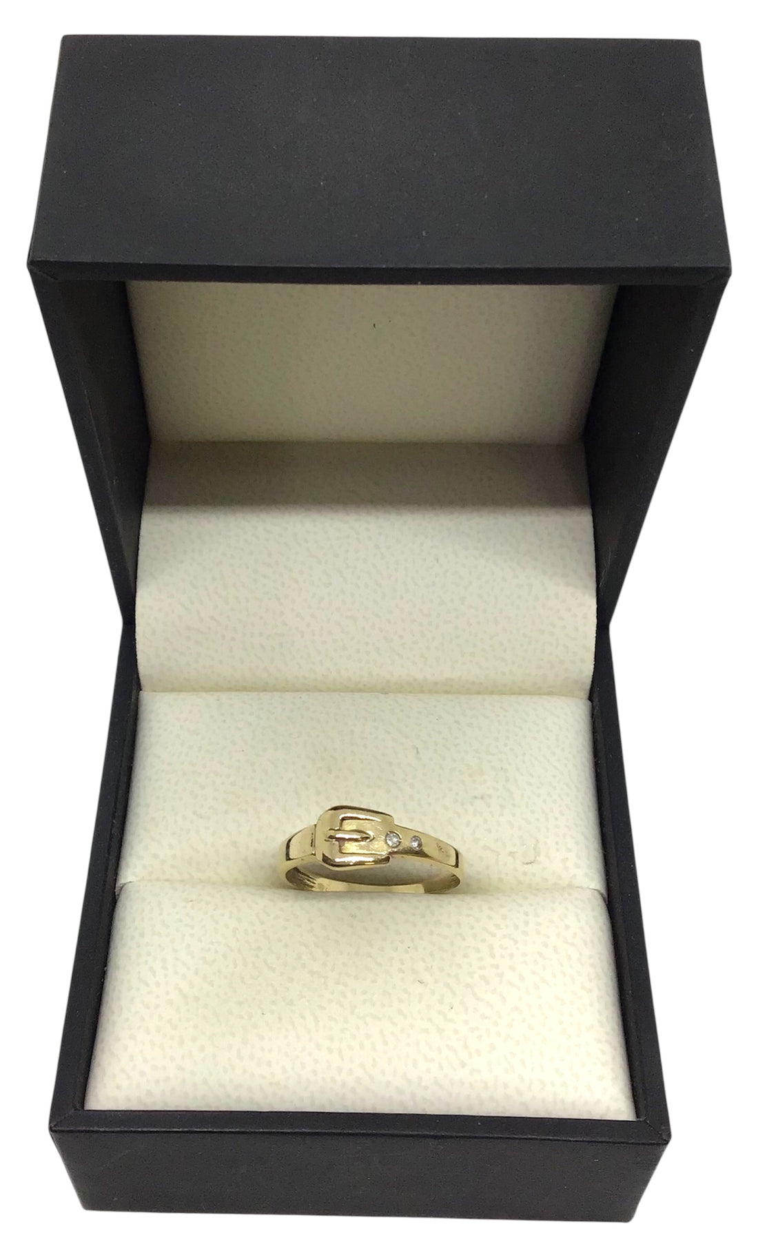 Ladies 14ct Yellow Gold Diamond Ring (Size P) Ref#505968