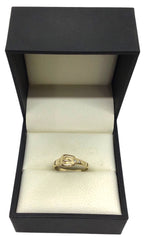 Ladies 14ct Yellow Gold Diamond Ring (Size P) Ref#505968