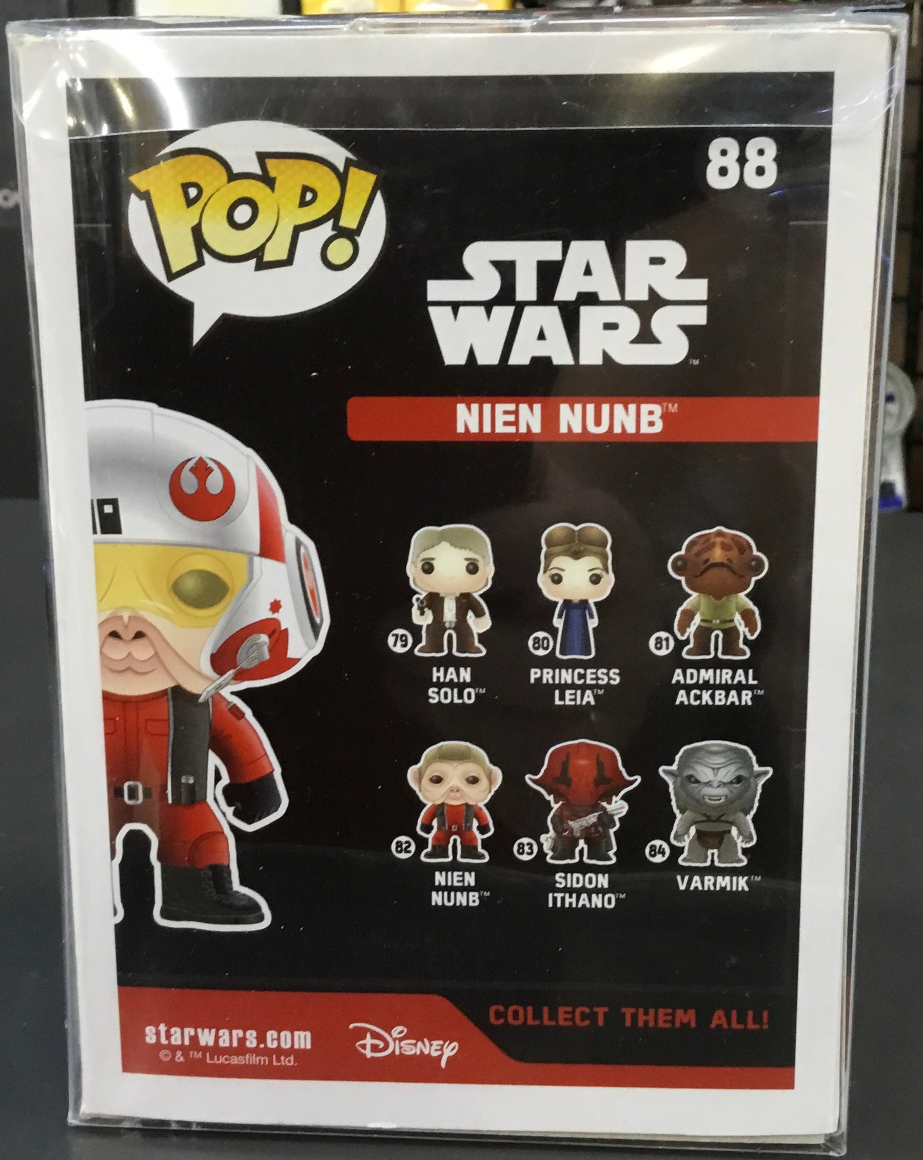 STAR WARS POP VINYL NIEN NUNB 88 Ref#505751