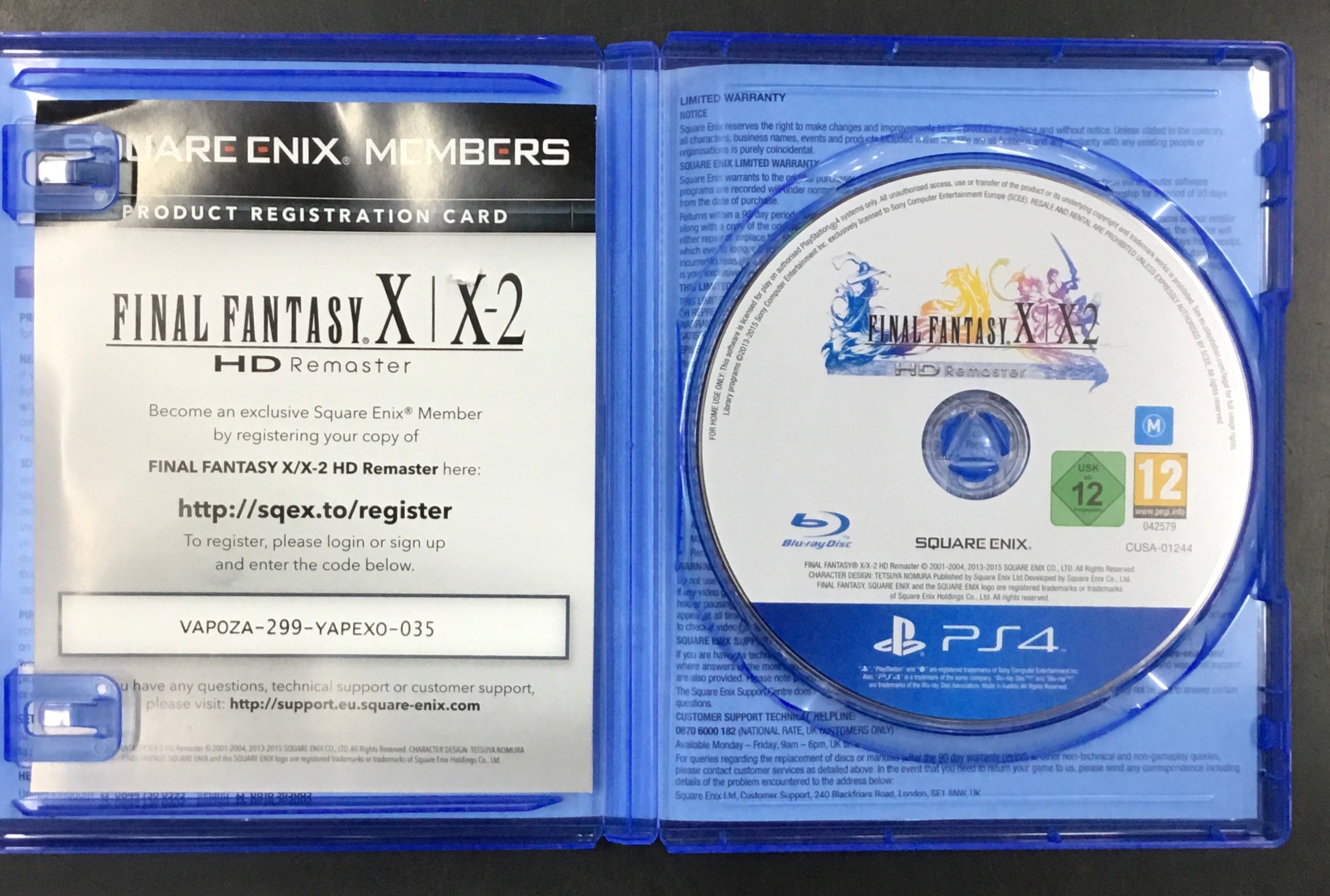 PS4 GAME FINAL FANTASY XIX-2 Ref#512757