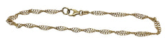 Ladies 9ct Yellow Gold Bracelet (Length 20cm) Ref#505965