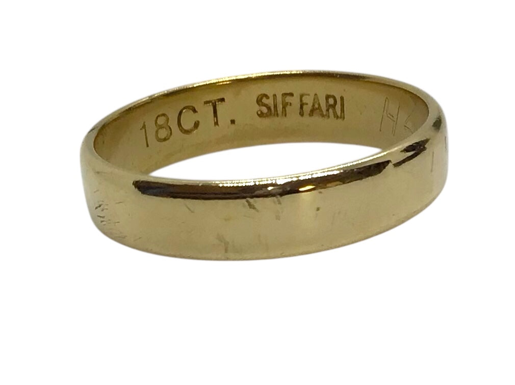 Ladies 18ct Gold Wedding Ring (Size L) Ref#506561