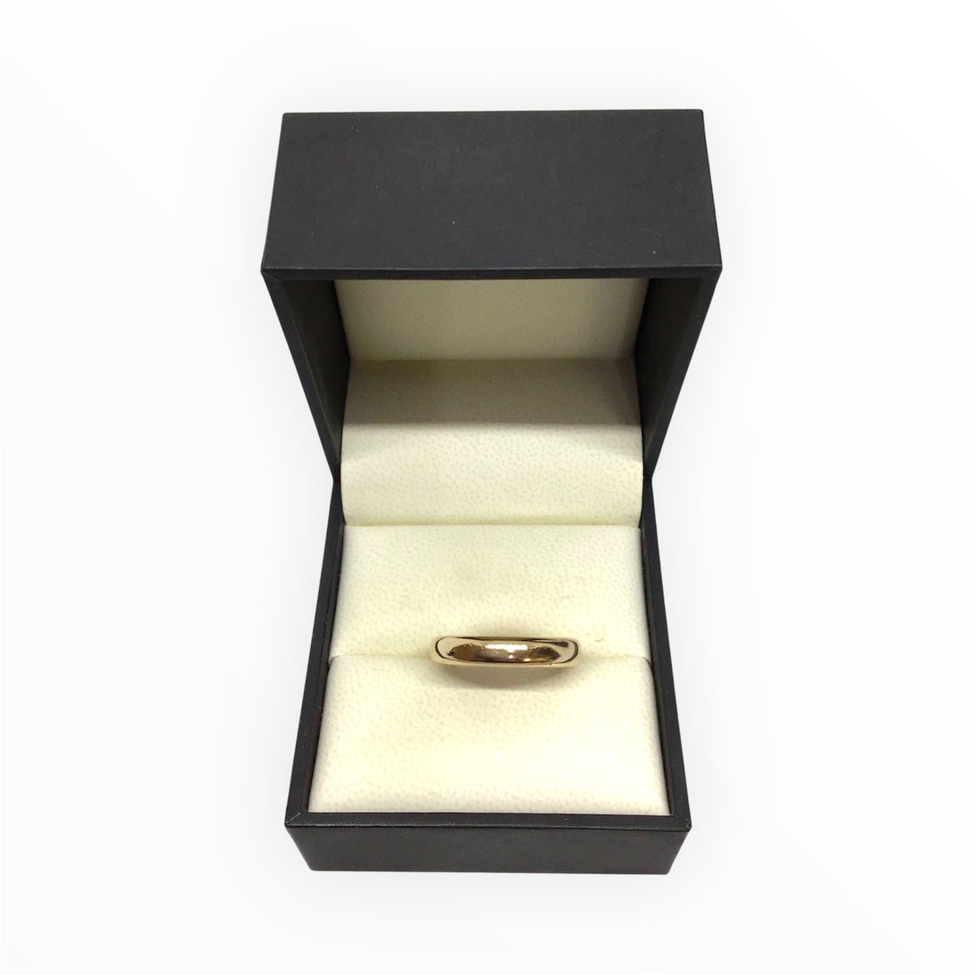 Unisex 9ct Gold Plain Ring (Size W) Ref#511370