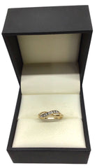 Ladies 9ct Gold Diamond Ring (Size O) Ref#506677